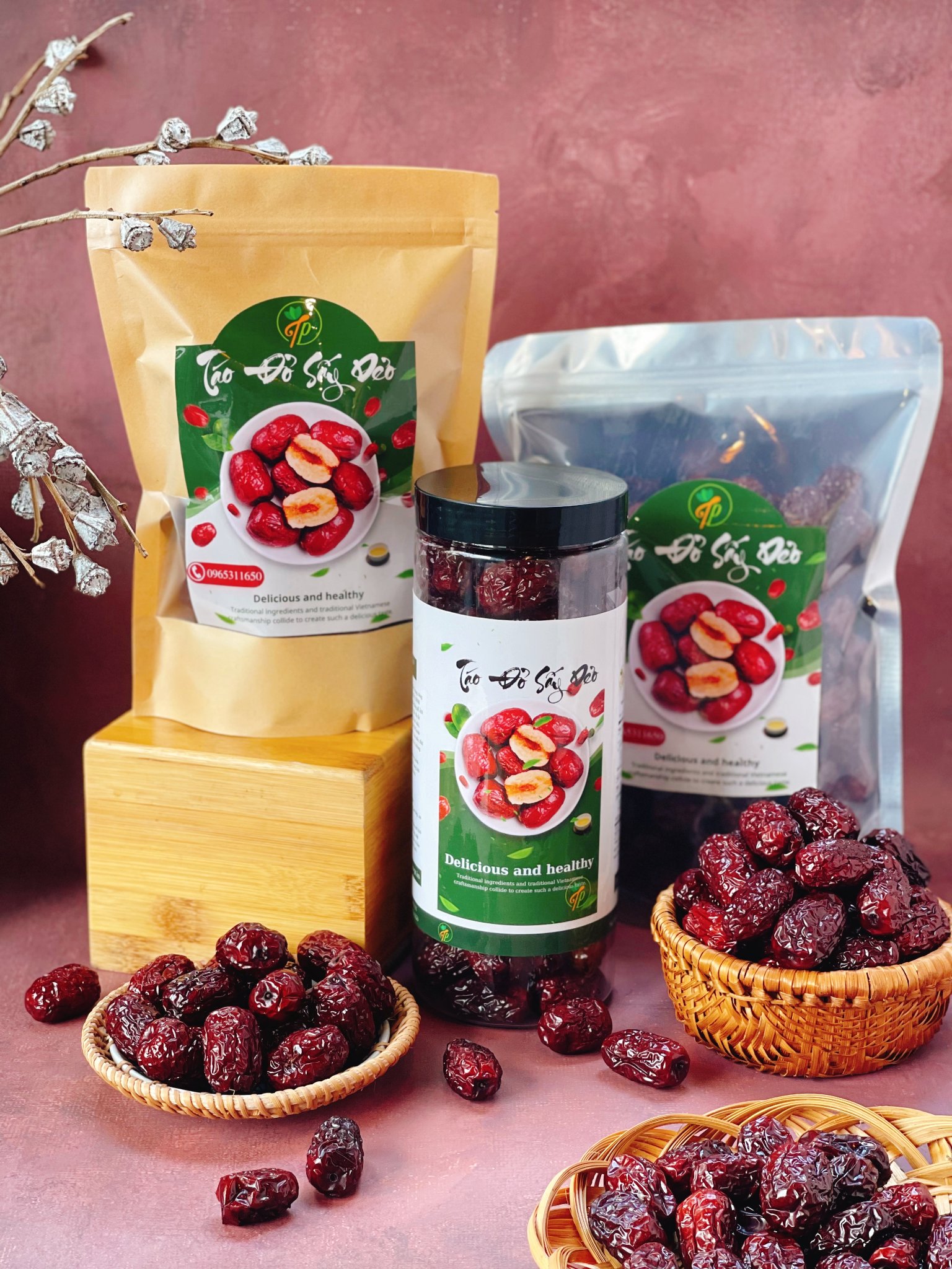 Mứt táo Organic - Táo Tàu Handmade | Hanoi