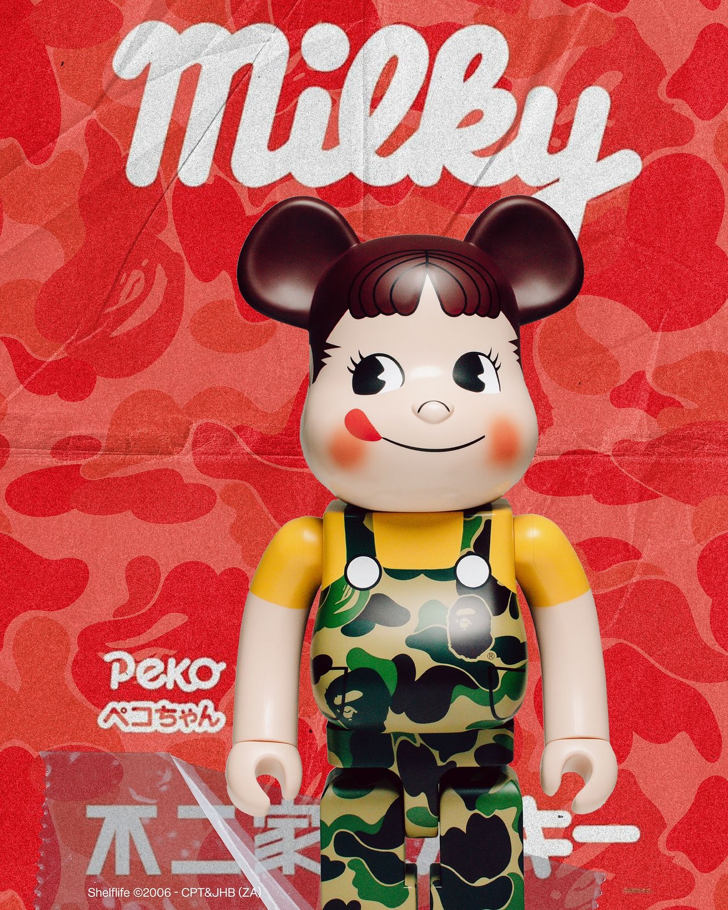 BAPE®'s iconic BABY MILO®, Medicom Toy's masterpiece BE@RBRICK