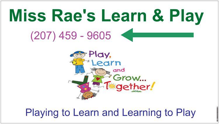 Miss Rae's Learn & Play | Sanford ME