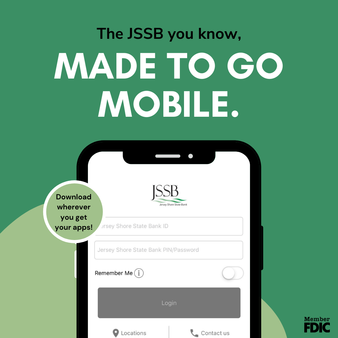 Mobile banking made easy with... - Jersey Shore State Bank | Facebook