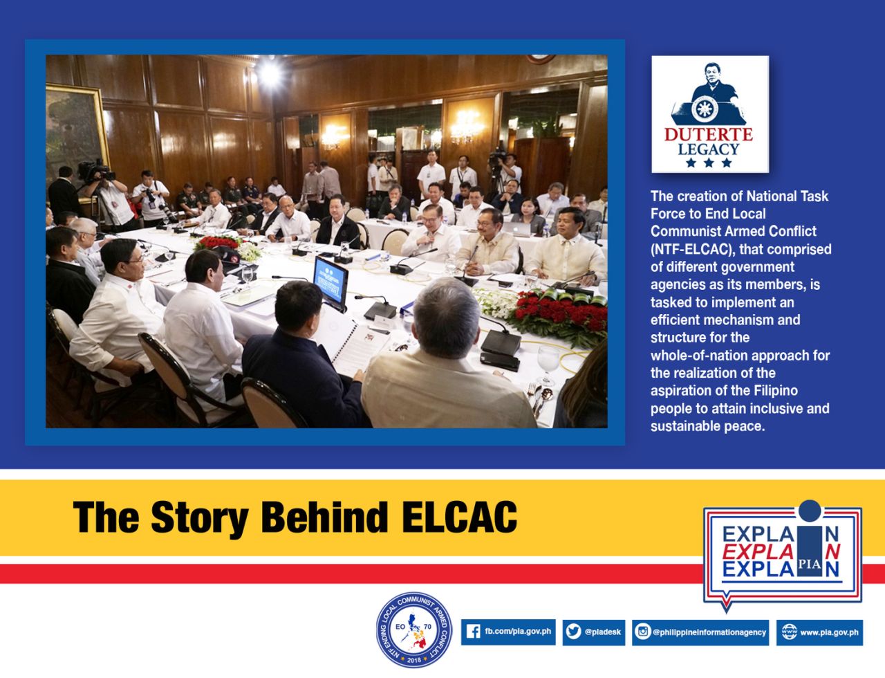 Philippine - The NTF-ELCAC is tasked to implement an efficient ...