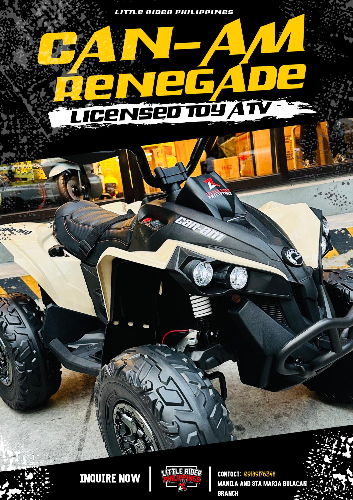 Little Rider Ph - Introducing the Licensed Can-Am Renegade...