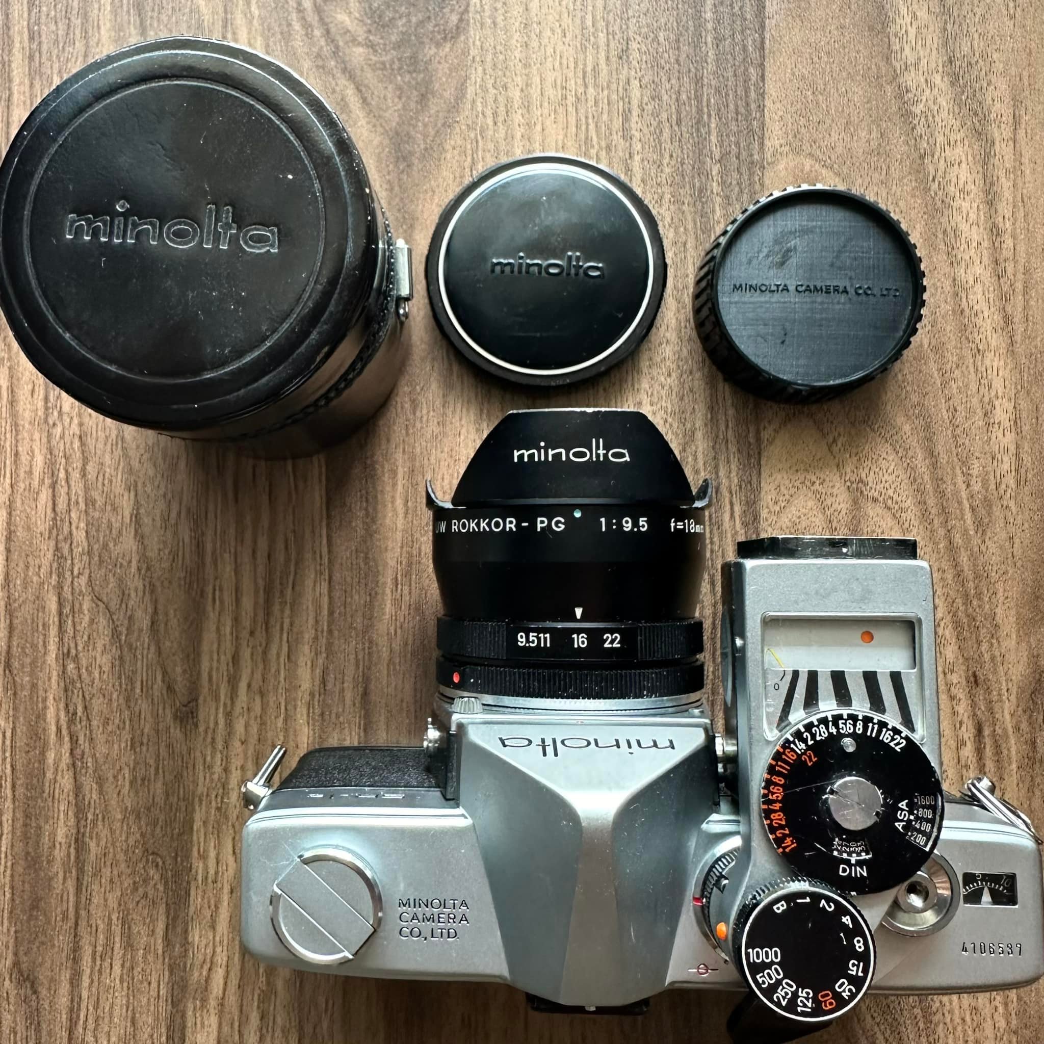 UW Rokkor-PG 18mm f9.5 and SR-1S