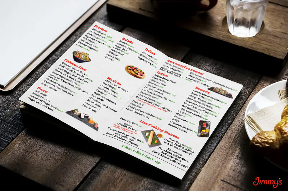 Jimmy's at O2 - Our menu is full of delicious treats from... | Facebook