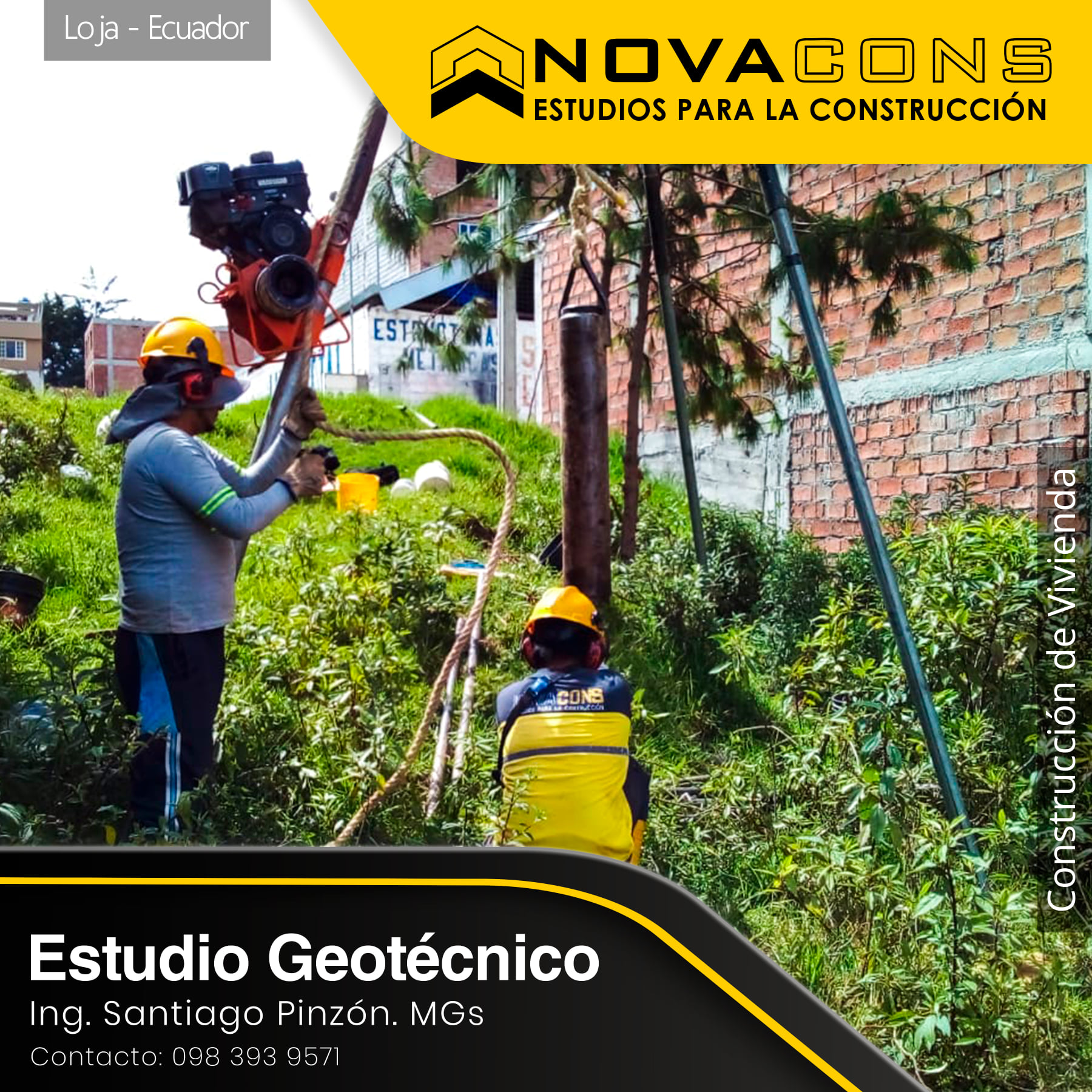 Ensayo de SPT... - Novacons / Estudios para la construcción