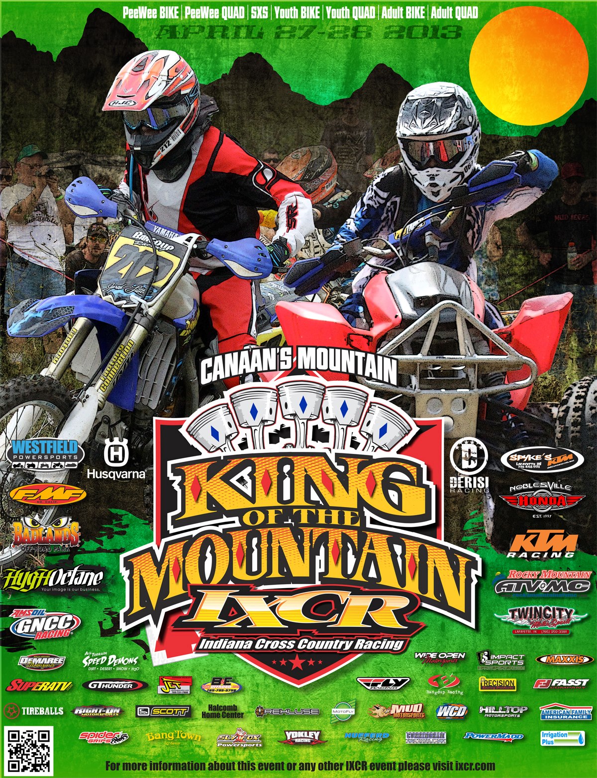 IXCR - Cross Country Racing - Thanks to Hygh Octane for another flyer ...