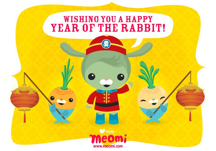 Octonauts - Wishing you all a happy year of the rabbit! ♥ from Tweak ...