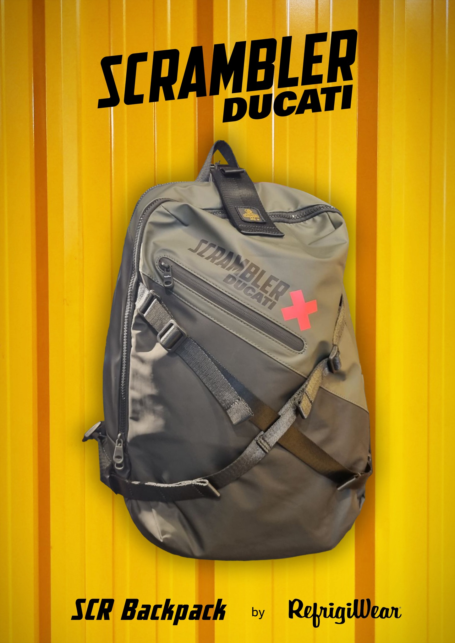 The partnership between RefrigiWear and #ScramblerDucati features 