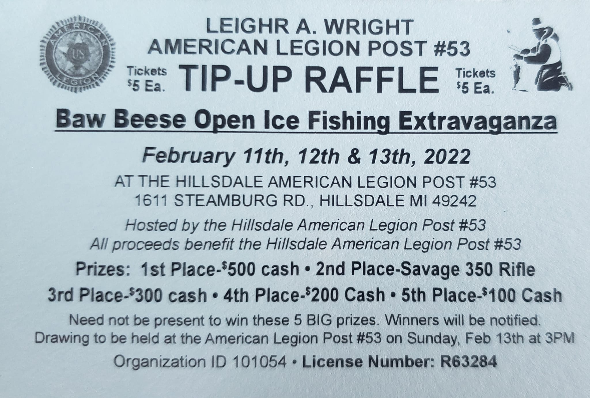 NOW AVAILABLE!!... - American Legion Post 53 (Hillsdale, MI) | Facebook