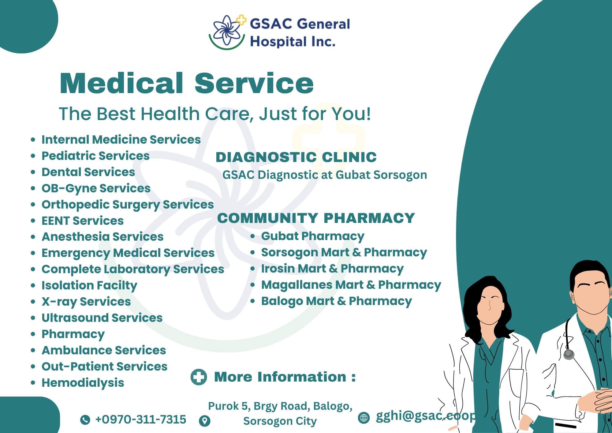 GSAC GENERAL HOSPITAL INC.... - GSAC General Hospital Inc | Facebook