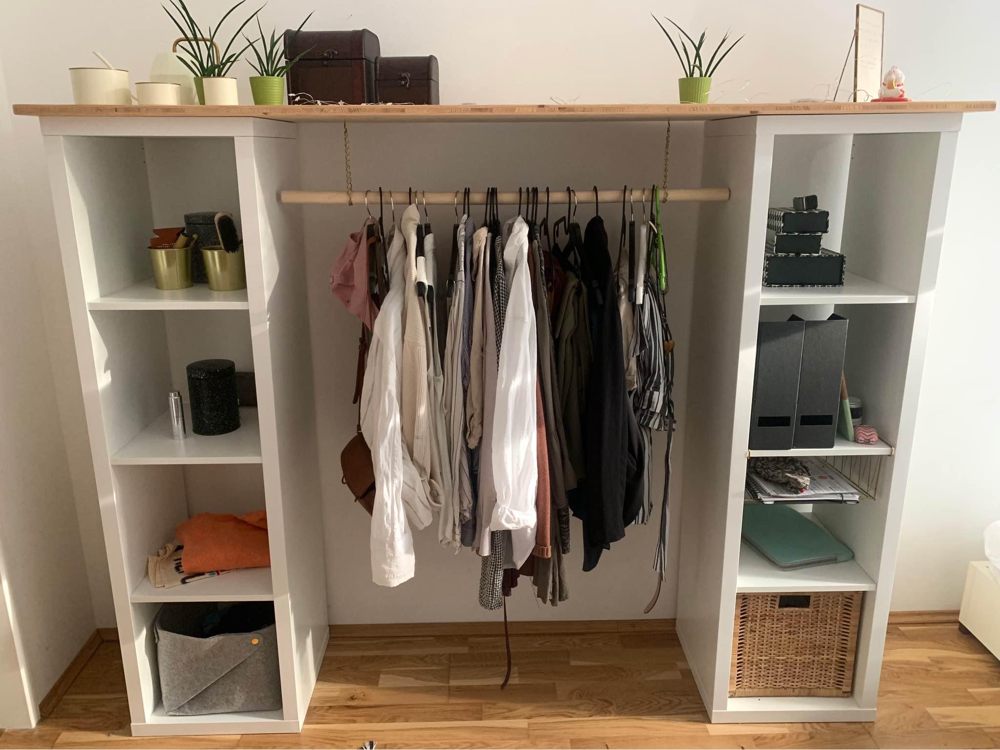 Garderobe/ Kommode/ Kleiderstange/ Regal/ IKEA Kallax Regal - Closet Organizers - Wien, Österreich | Facebook Marketplace