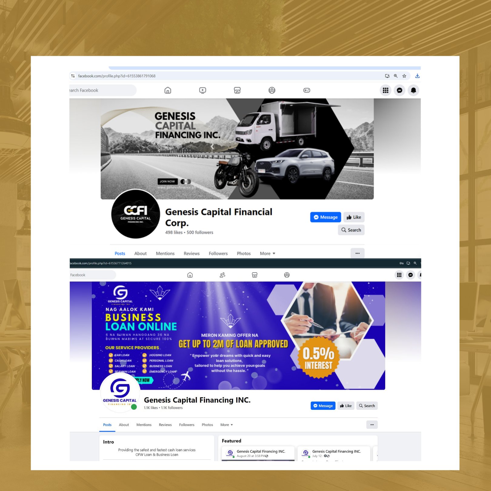 Genesis Capital Financing, Inc. | Pasig