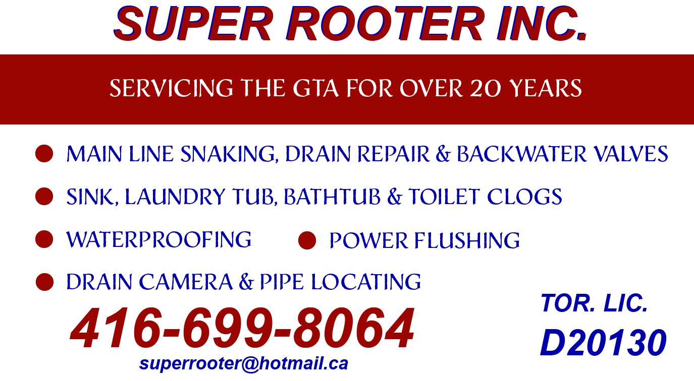 Super Rooter Inc | Toronto ON
