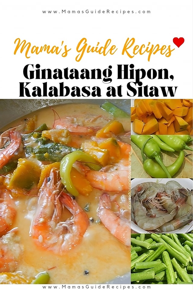 Ginataang Hipon, Kalabasa at Sitaw... - Mama's Guide Recipes