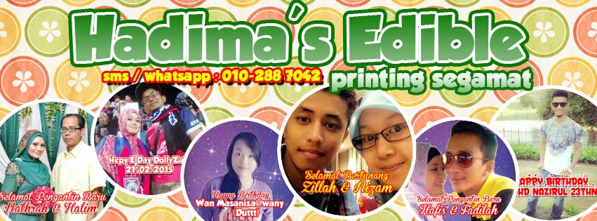 Hadima's Edible Printing Segamat