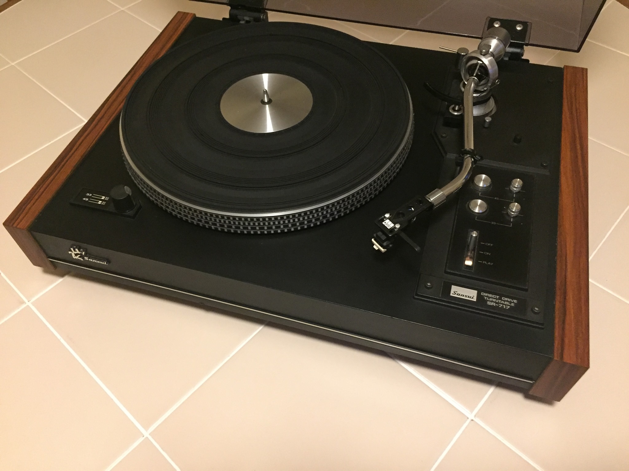 Ensemble Hi-Fi Vintage Sansui Ampli AU-717 + Tuner TU-717 + Platine SR-838 - Occasion