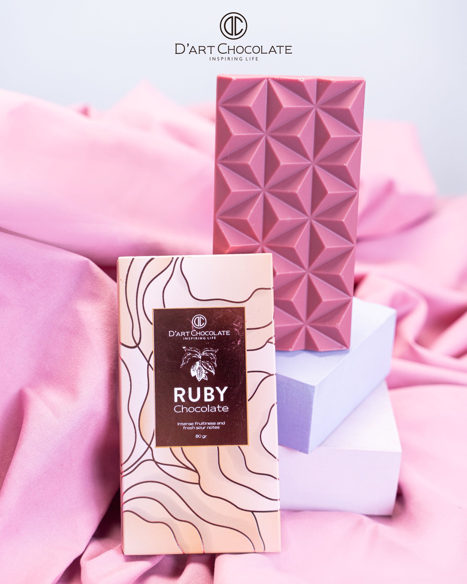 D'art Chocolate - 🥰 Thanh Socola Ruby (Socola Hồng Ngọc)I... | Facebook