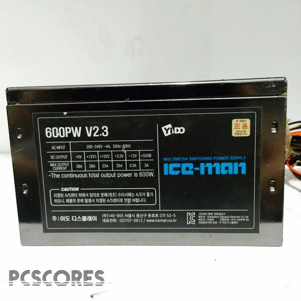 ⭐️⭐️ True Rated power Supply 500 600 PSU true rated 500 watts black OSP