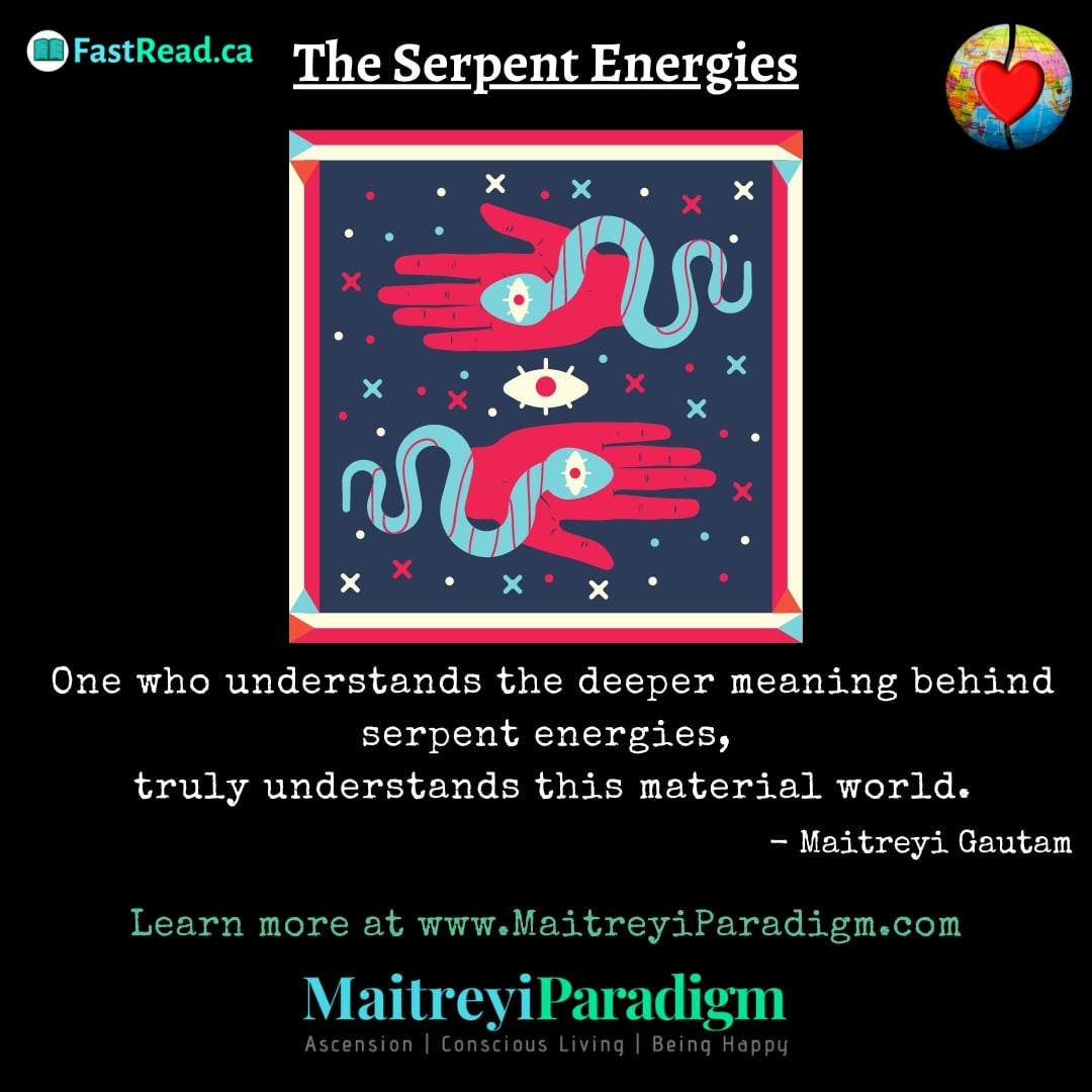 Tap into the serpent... - Vedic Wisdom & Maitreyi Paradigm | Facebook