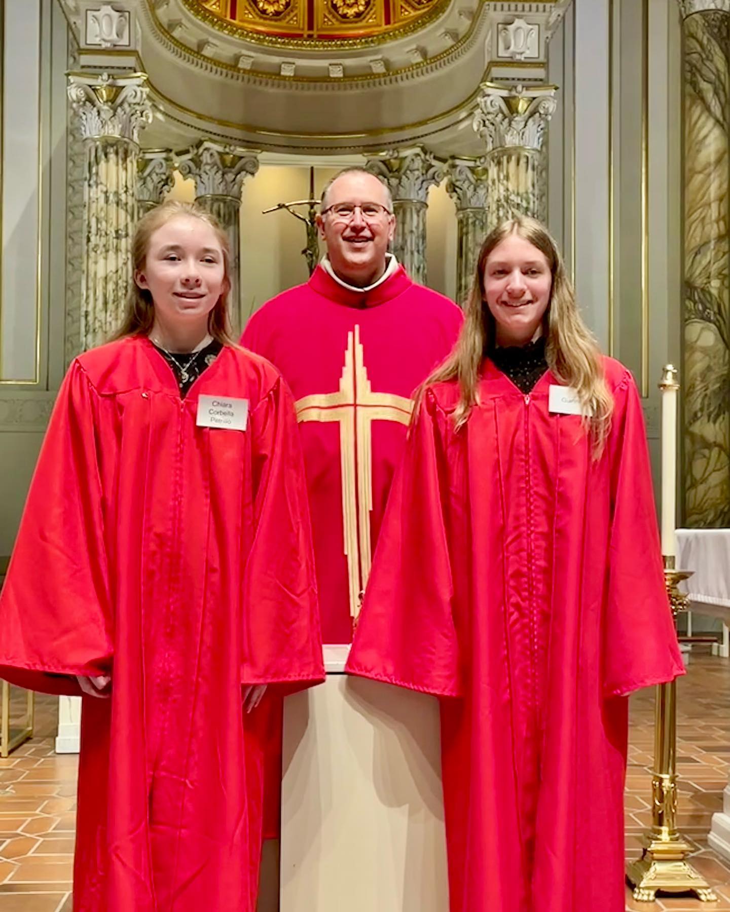 Congratulations to 8th graders, Brooke... - Holy Cross School