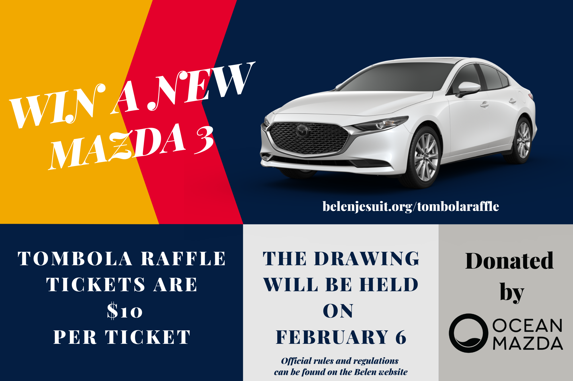Belen Jesuit Preparatory School - #BelenTombola raffle tickets are ...