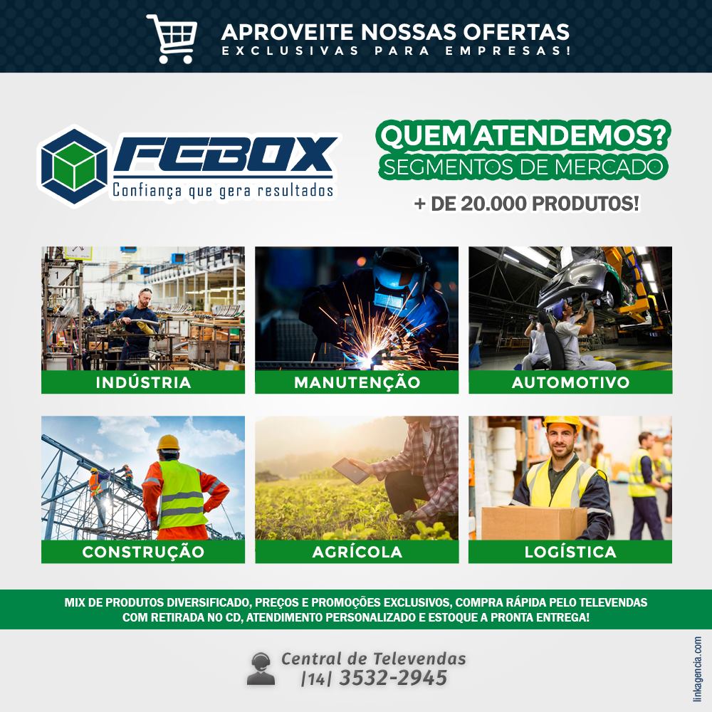 Febox - Confira os segmentos de mercado que a Febox...