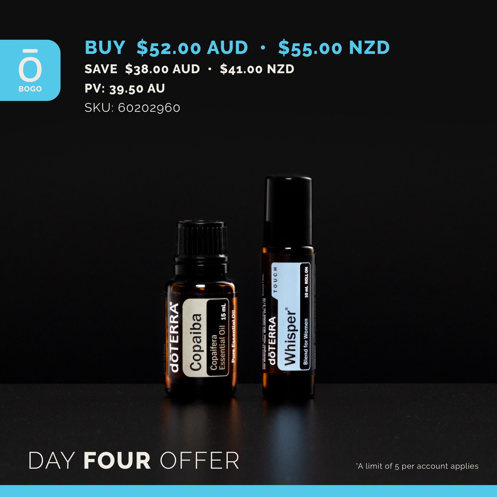 doTERRA Copaiba エッセンシャルオイル 15ml 4本セット Copaiba Oil