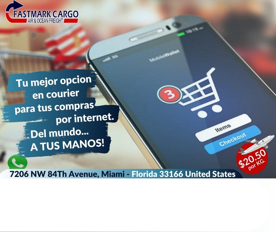Fastmark Cargo - Hace tus compras online y recibe tus... | Facebook