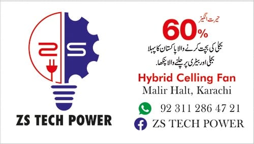 ZS TECH POWER | Karachi
