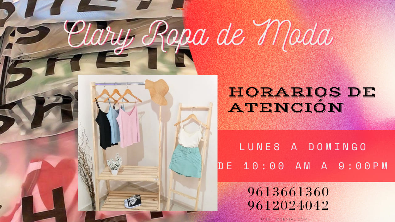 Clari Ropa De Moda