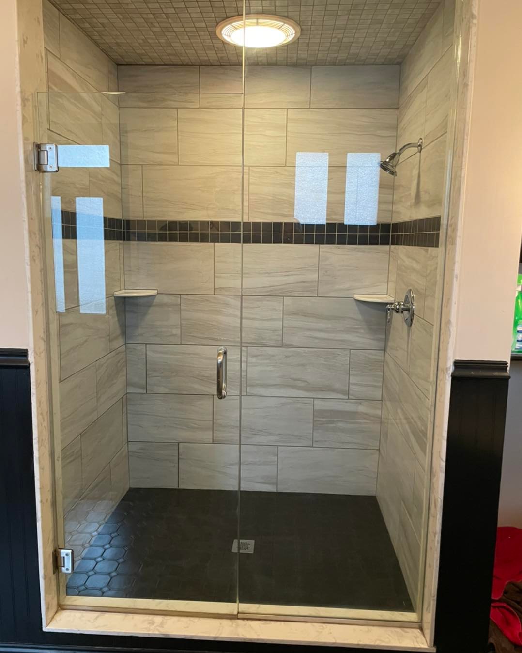 Here is a look at a shower we... - Rite Set Tile & Stone, LLC