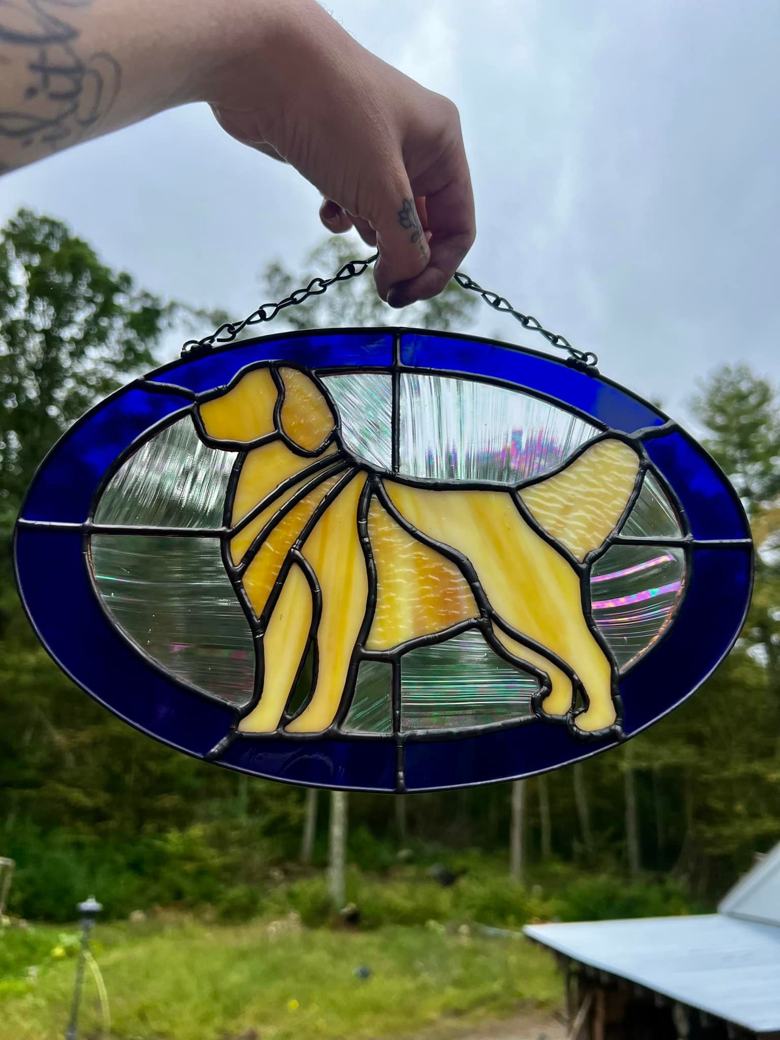 Another gorgeous Golden retriever... - Luna Glass Garden | Facebook