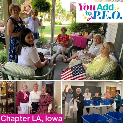 PEO - Chapter LA, Des Moines, Iowa, adds to P.E.O.! As of October 31 ...
