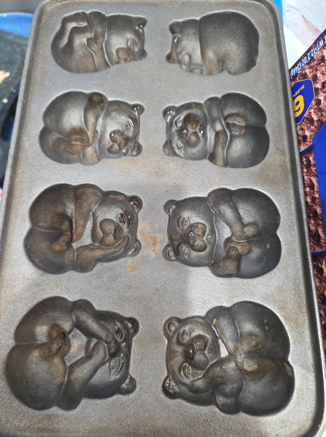 マフィンパン John Wright社 恐竜型(鋳鉄製) Dinosaur cast iron pan recipes needed