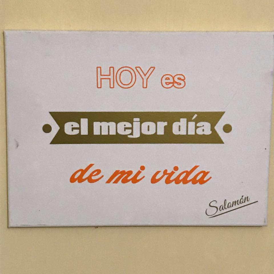 Hoy es el mejor día de tu vida