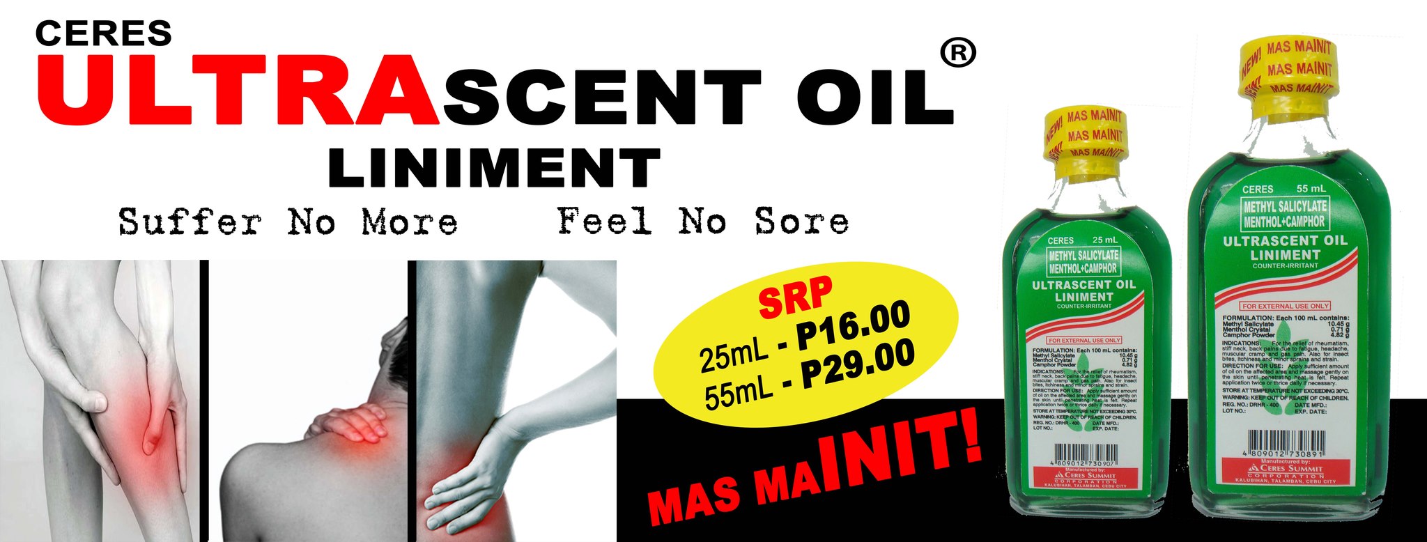 Ceres Pharma - Galenicals - Ultrascent Liniment Oil's Poster of 2012 ...