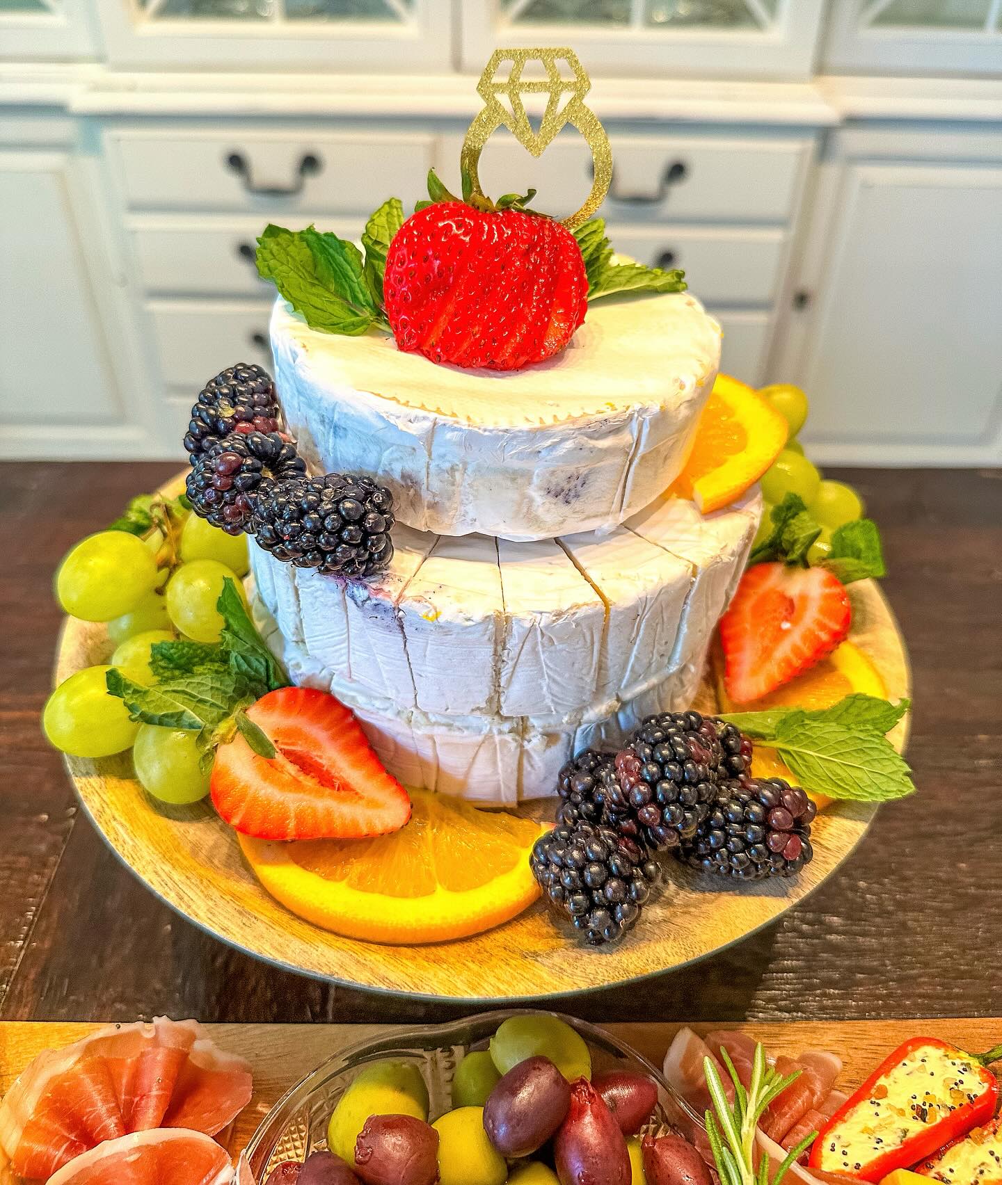 One - Say I DO to the Brie Cake, the perfect addition to your grazing ...