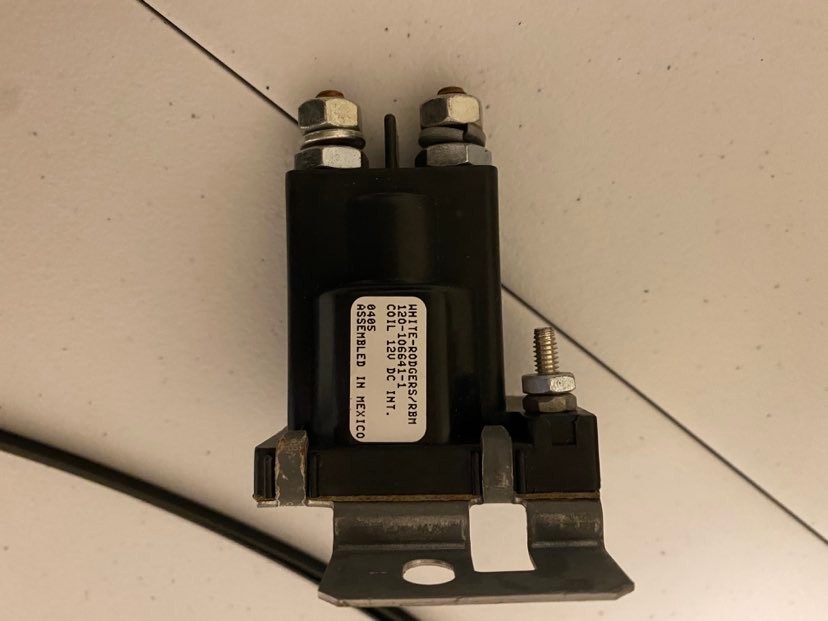 Starter solenoid replacement with reversed terminals