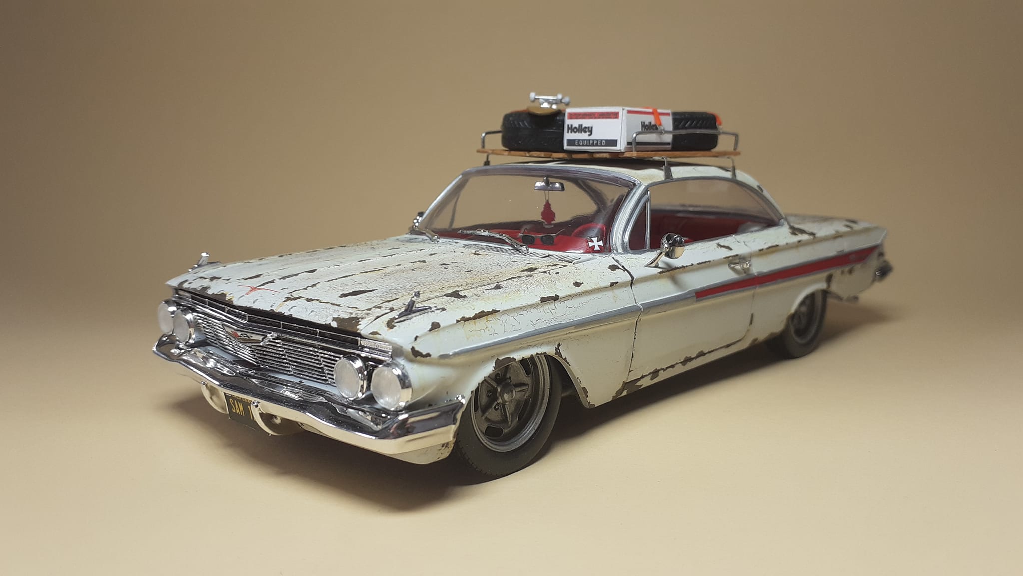 What is the Lindberg 1961 Chevy Impala SS 409 model kit?