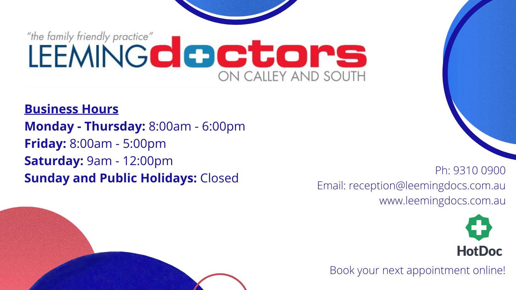 Leeming Doctors On Calley & South | Perth WA