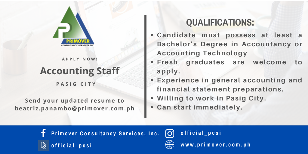 Our team is growing... - Primover Consultancy Services Inc. | Facebook