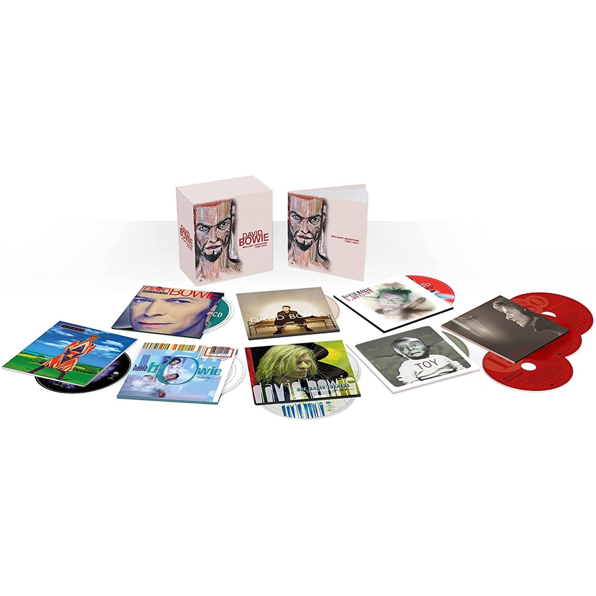 The studio albums featured in David Bowie's Brilliant Adventure