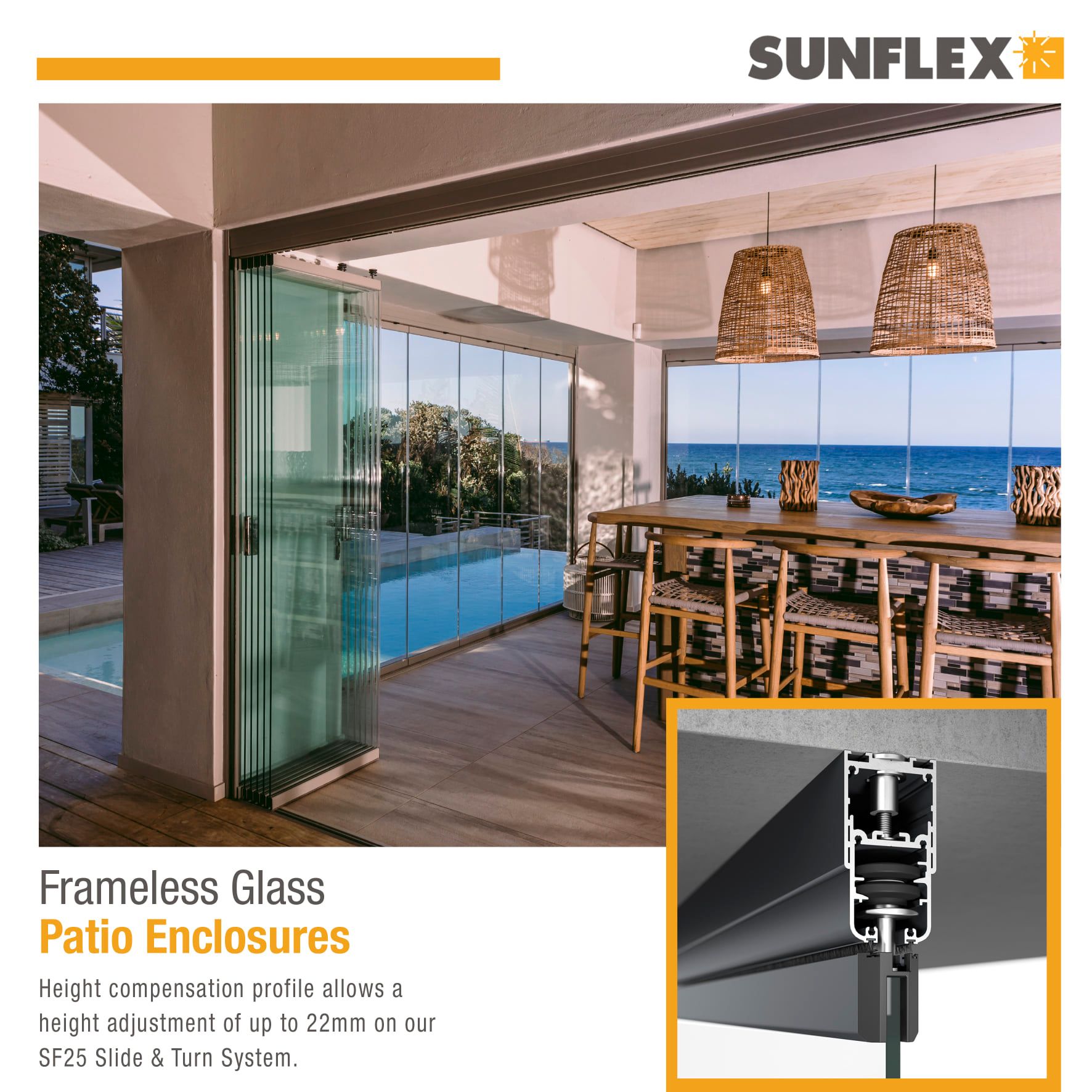 SUNFLEX SA - The SUNFLEX SF25 Slide & Turn System is...
