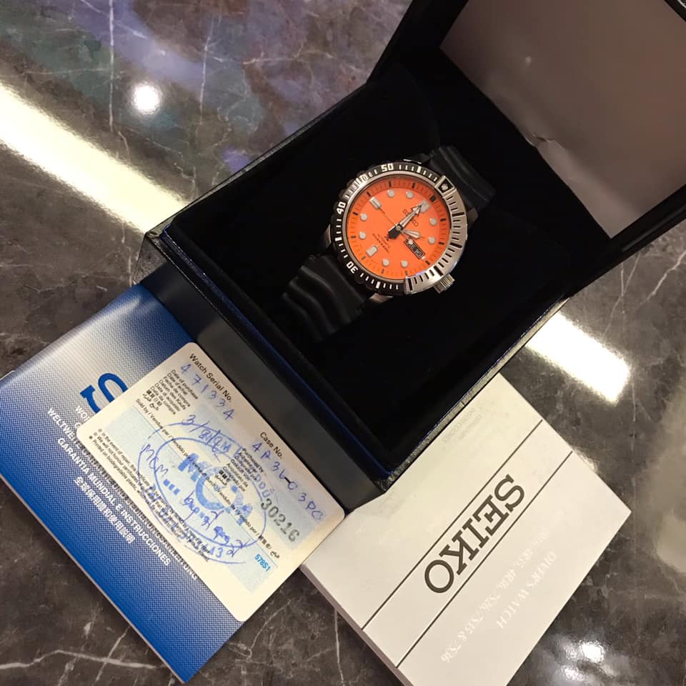 Watches for you - Rare Item Seiko Prospex Orange Mohawk
