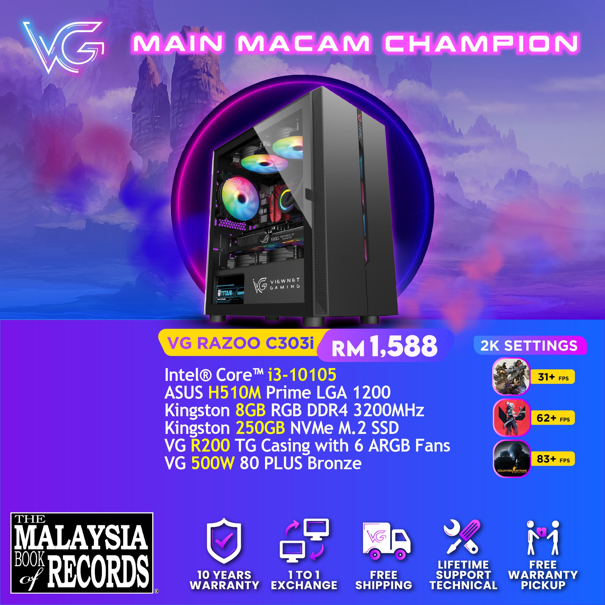 VG Viewnet Gaming | Kuala Lumpur