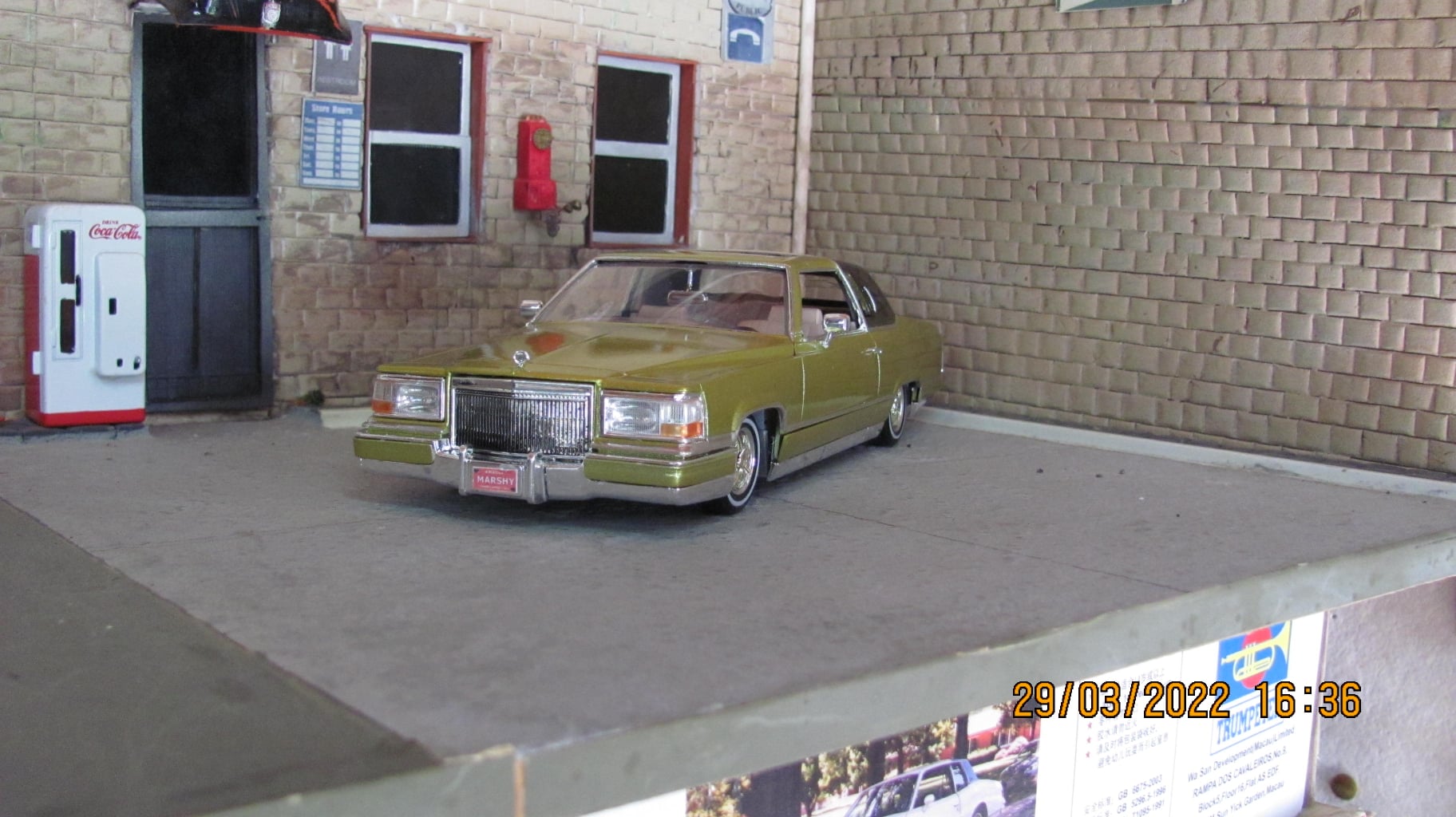 Custom Cadillac Lowrider model kit by Revell