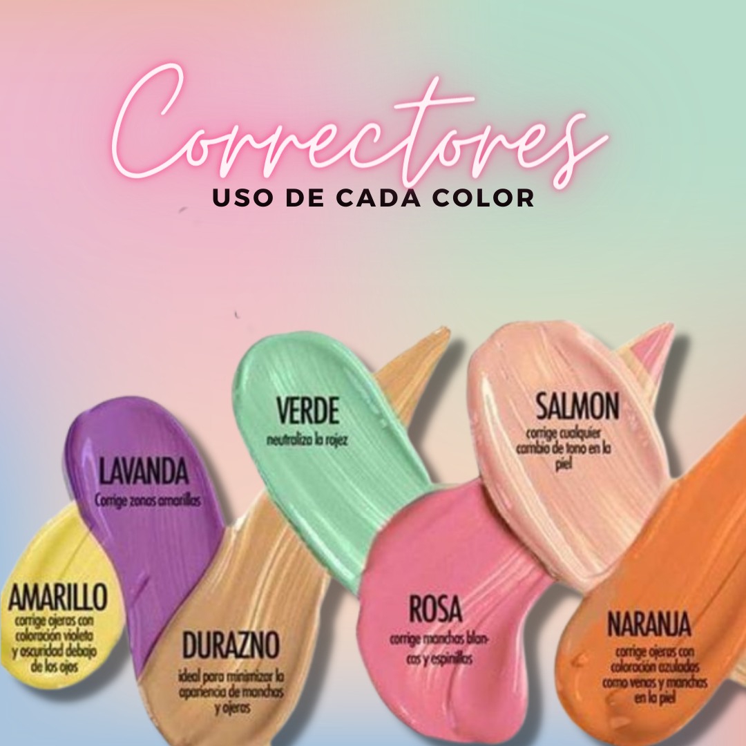 MAVA 4U - Sabes que color de corrector se usa para...