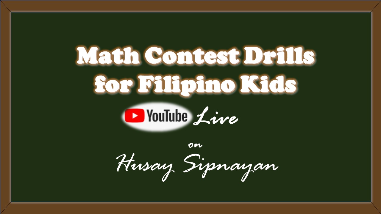 Math Contest Drills For Filipino Kids | Caloocan