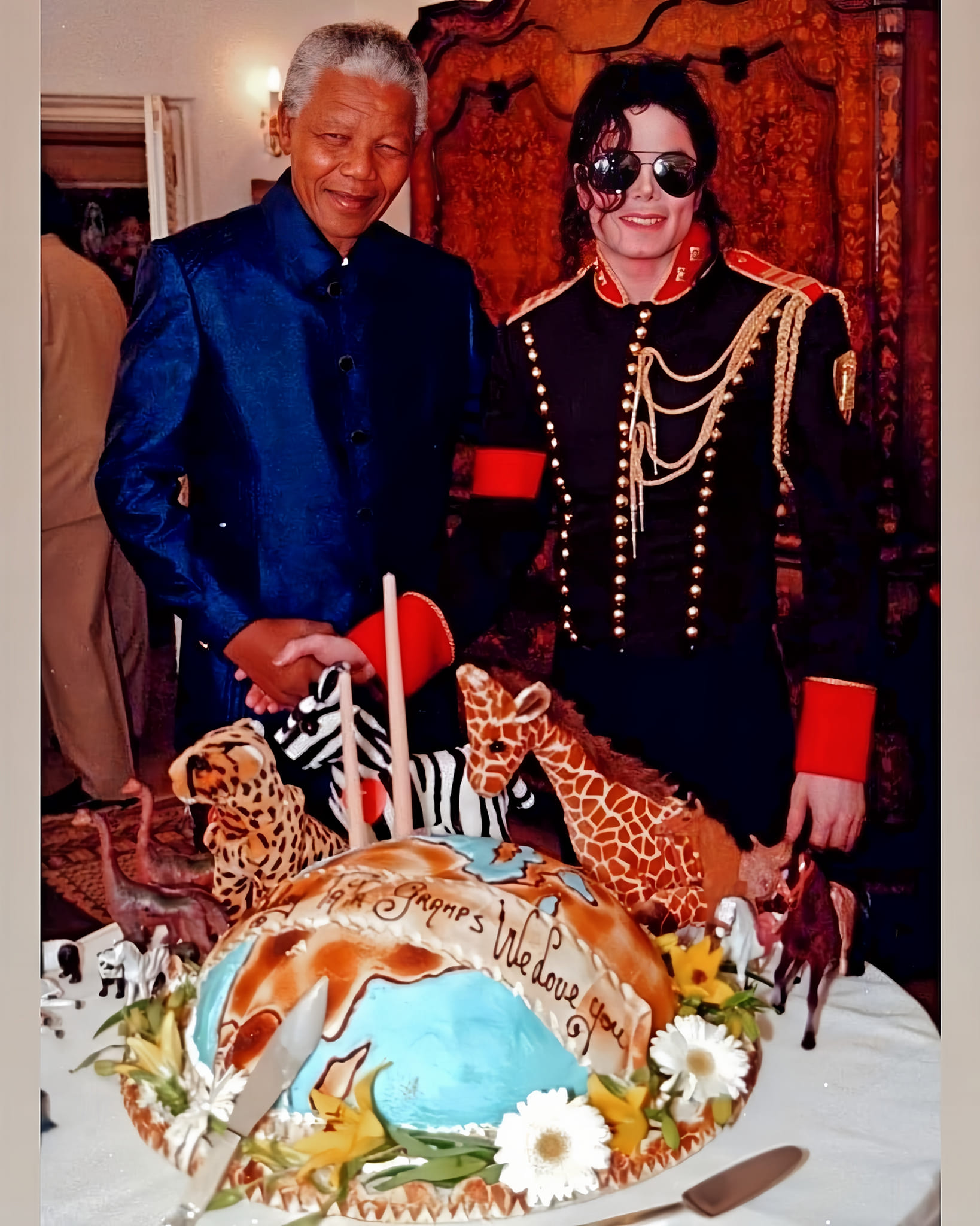 21 years ago today Michael Jackson, pictured here with the great