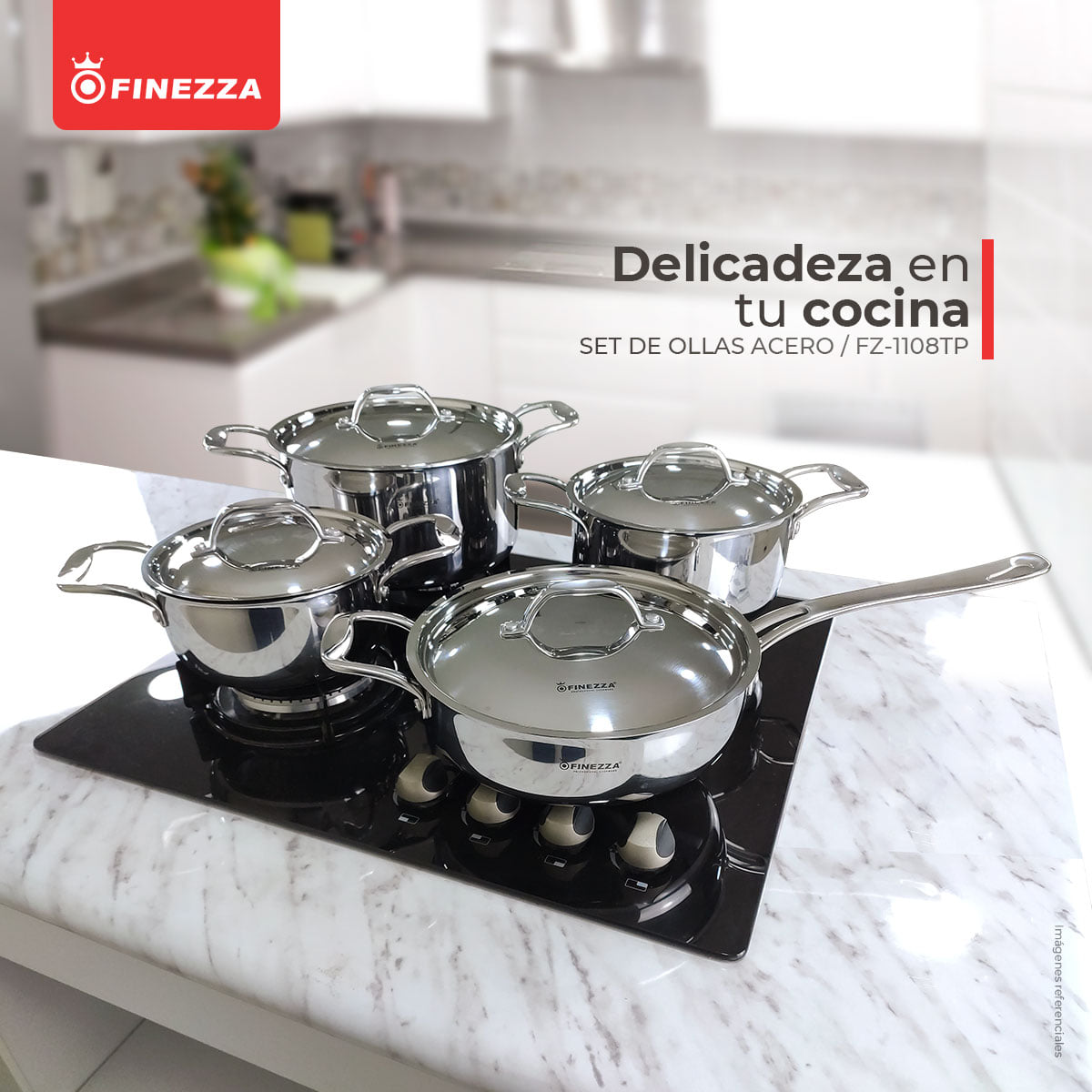 Finezza Perú - Con nuestro Set de Ollas de Acero...